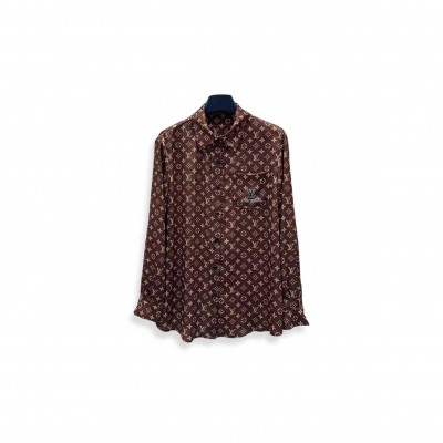 LOUIS VUITTON MONOGRAM SILK SHIRT 1AILBQ